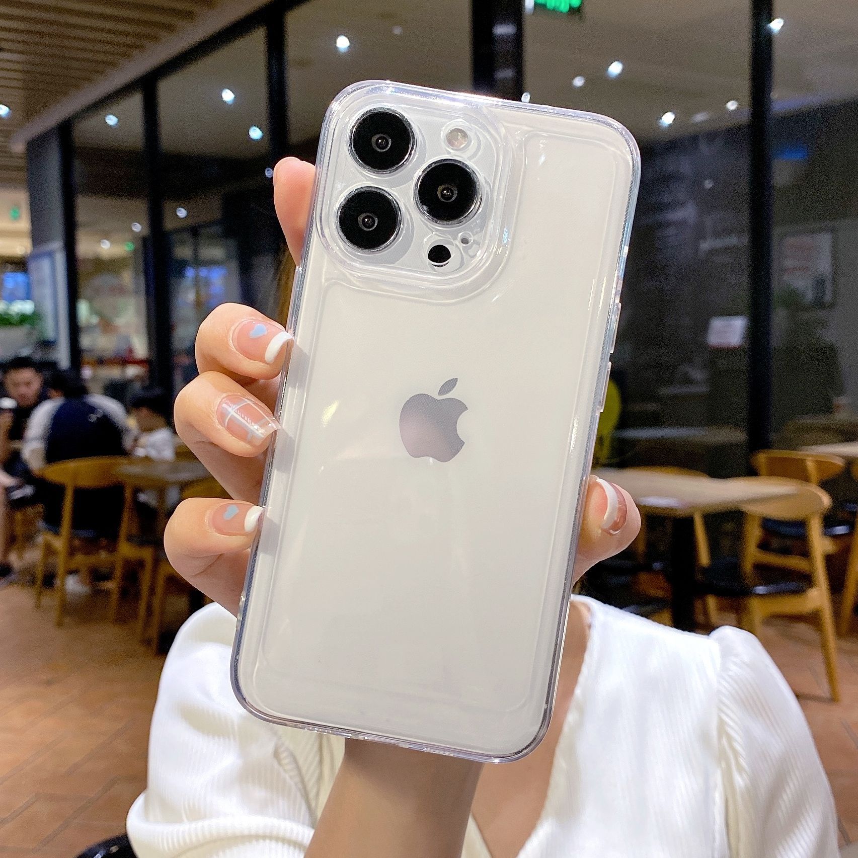 潘胜 透明太空壳适用苹果13promax手机壳iphone15透明14Pro太空壳11防摔13mini软壳X