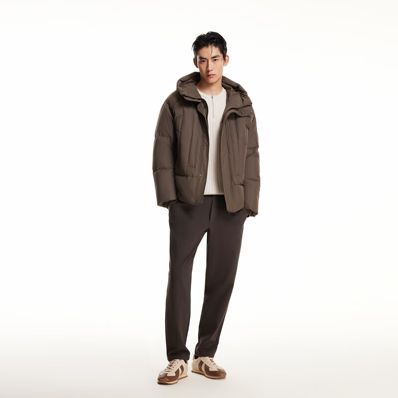 JACK&JONES 杰克琼斯 连帽拉链羽绒服 215g充绒 224412065 470元包邮（凑单）