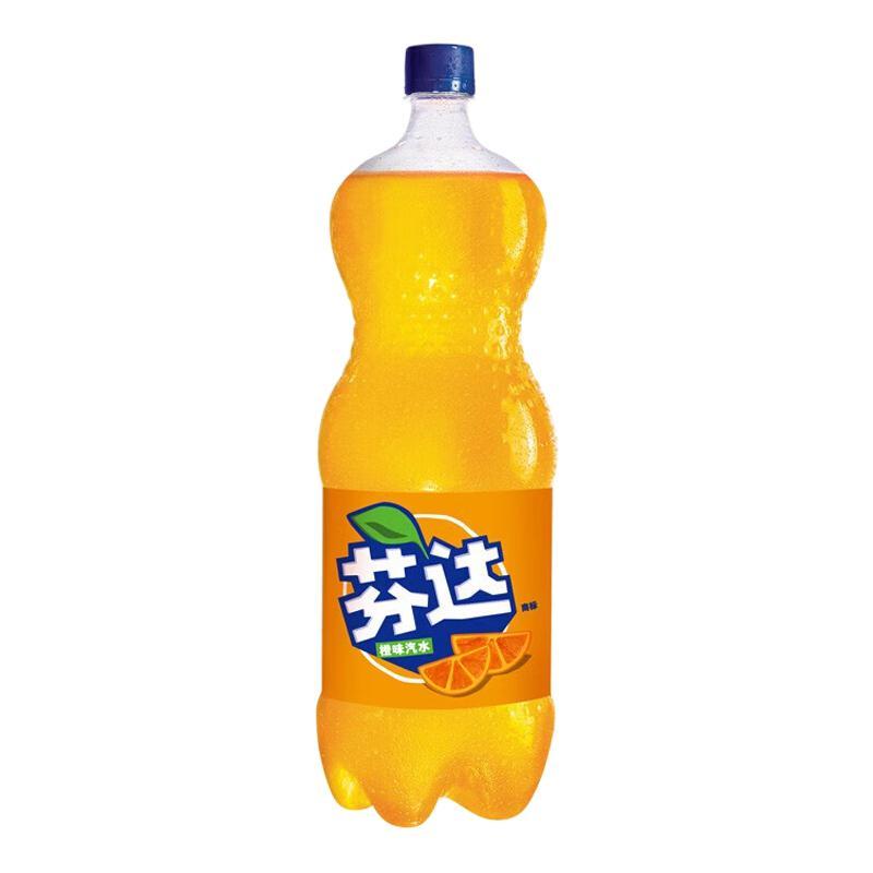 Fanta 芬达 可口可乐（Coca-Cola） 可乐汽水碳酸饮料整箱装大瓶家庭分享装888ml