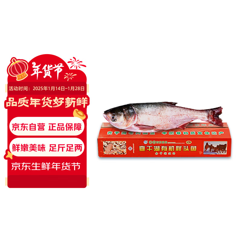 查干湖 CHINGREE 胖头鱼 3.75-8kg ￥189