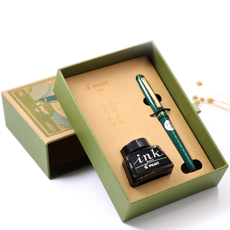 会员专享、PLUS会员：PILOT 百乐 钢笔 FP-78G+ 绿色 F尖 复古礼盒 56.3元包邮（需