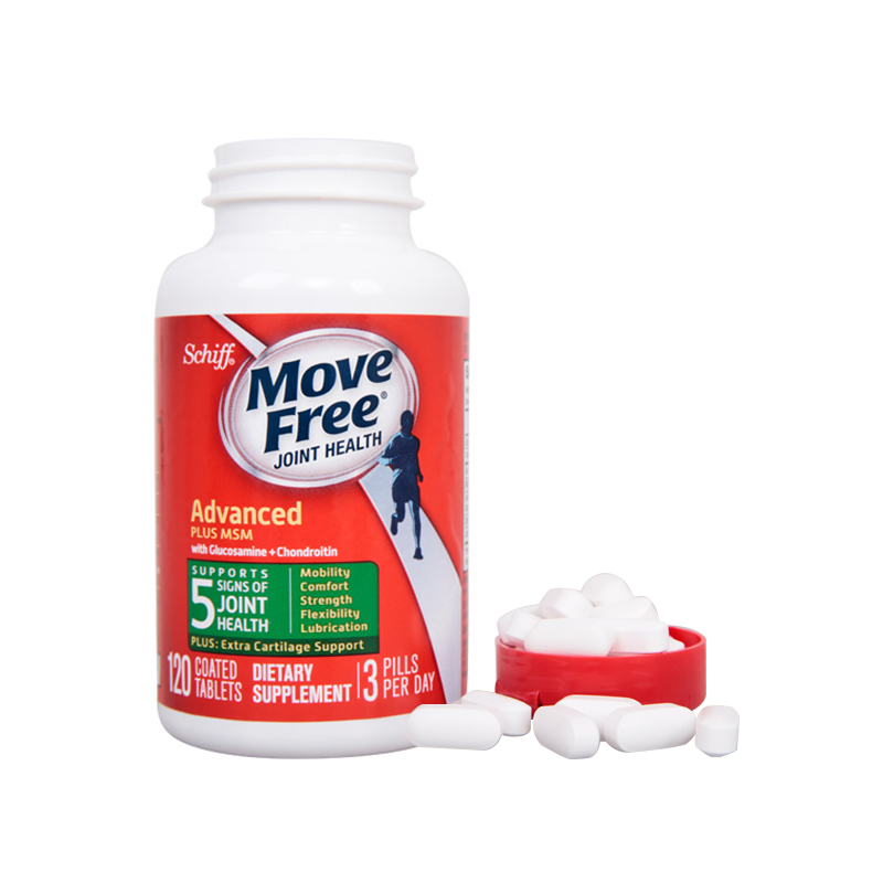 Move Free 益节 氨糖绿瓶 软骨素 美国进口维骨力MSM 氨基葡萄糖骨维力中老年