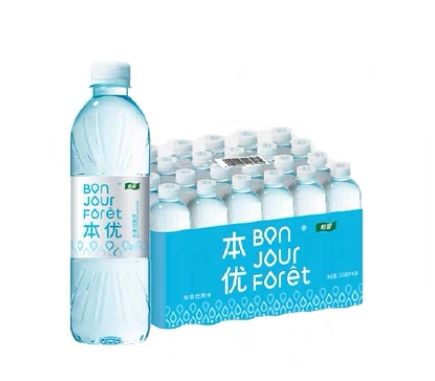 88VIP：C'estbon 怡宝 本优饮用水天然水非矿泉水555ml*24瓶/箱 17.75元