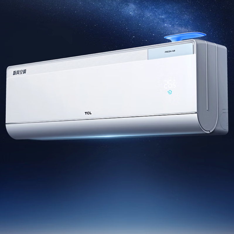 TCL 京东联名新风空调M7 KFR-26GW/YQ7Ec+B1 大1匹 新一级能效壁挂式 2399元（需50元