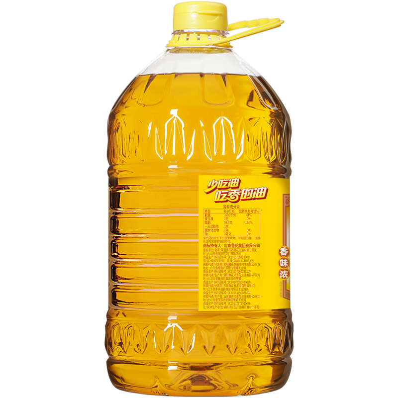 鲁花 花生油 6.08L*2桶 302.8元