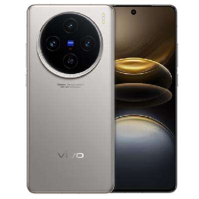 vivo X100s 蔡司超级长焦 蓝晶 x 天玑9300+ 7.8mm超薄直屏 拍照手机 钛色 16GB+512GB 