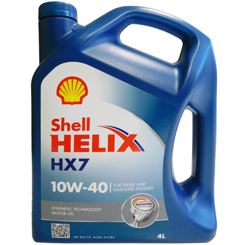 Shell 壳牌 Helix HX7 蓝喜力 10W-40 SN级 半合成机油 4L 122.55元