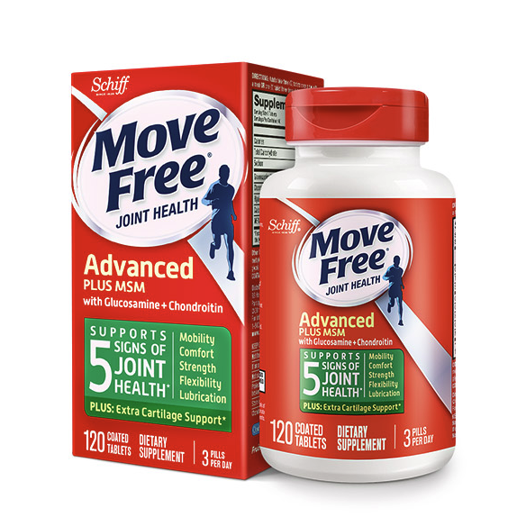 Move Free 益节 高级葡萄糖胺软骨素 120粒*3瓶装 326.66元（含税包邮，需用券）