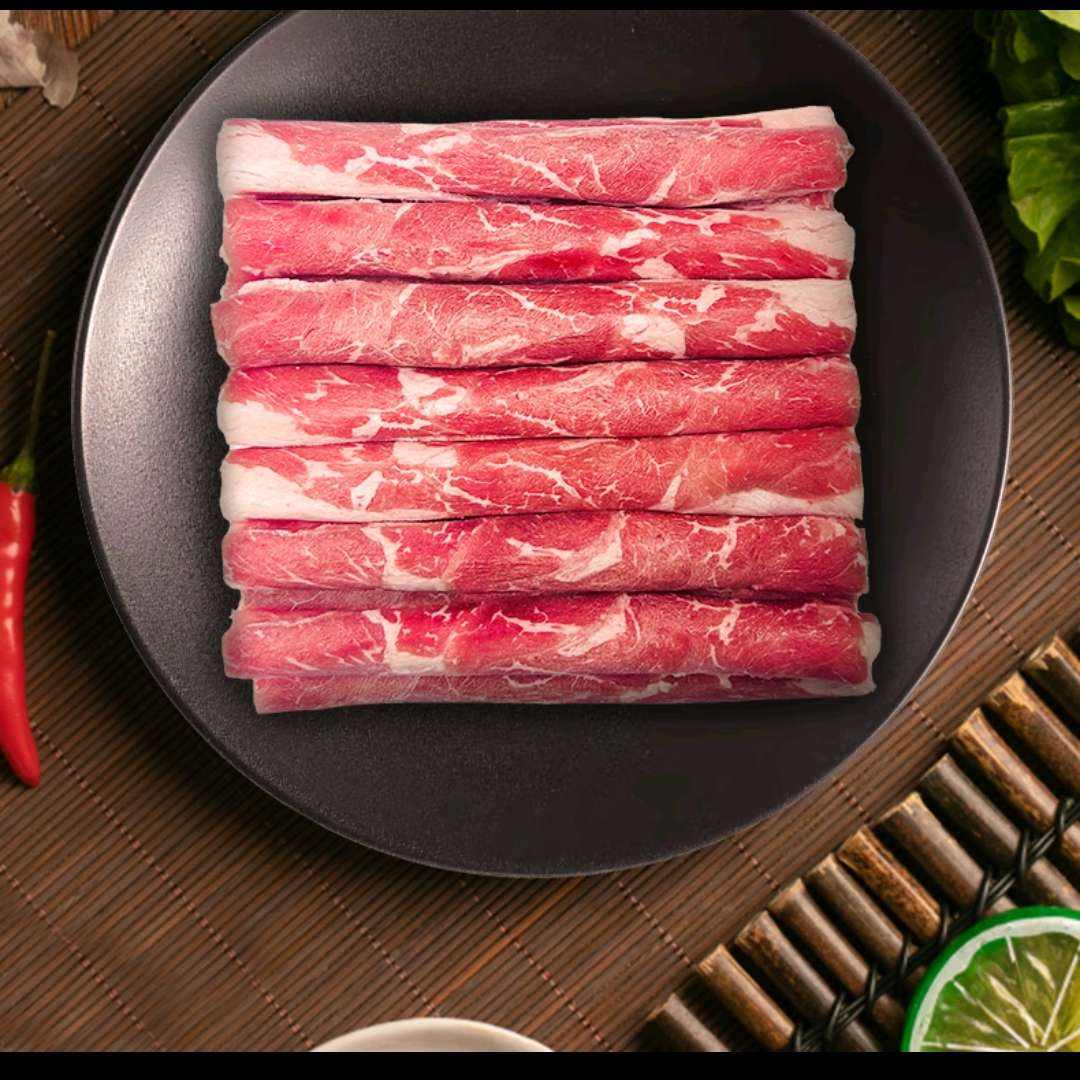 PLUS会员：宝润德羊肉卷 新西兰进口 原切 羔羊肉 羊肉片 生鲜火锅 食材 不