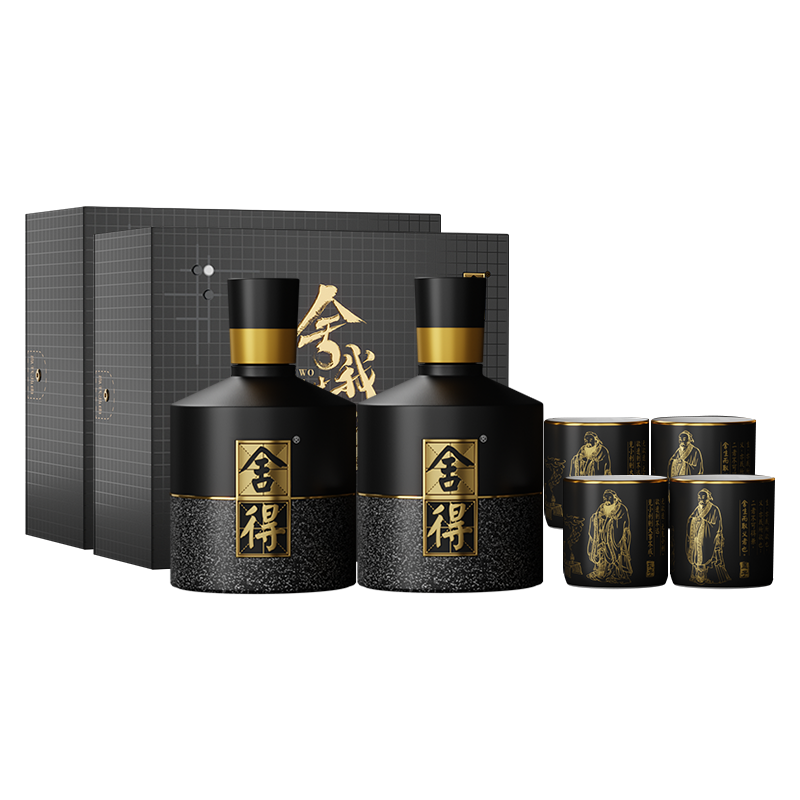 舍得 舍我其谁 52%vol 浓香型白酒 100ml*2瓶 107.61元（需用券）