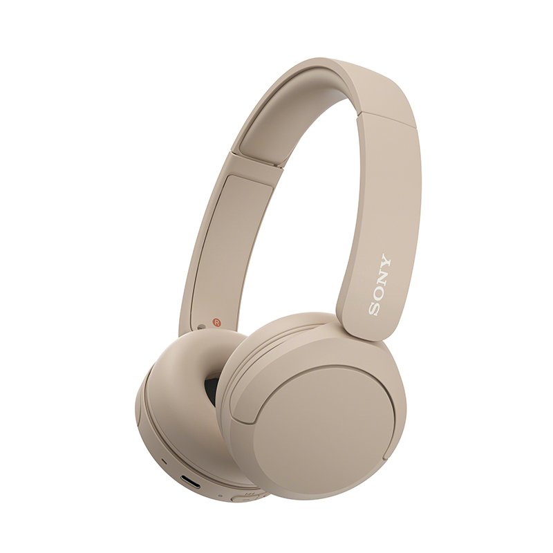 SONY 索尼 WH-CH520 耳罩式头戴式动圈蓝牙耳机 米色 379元