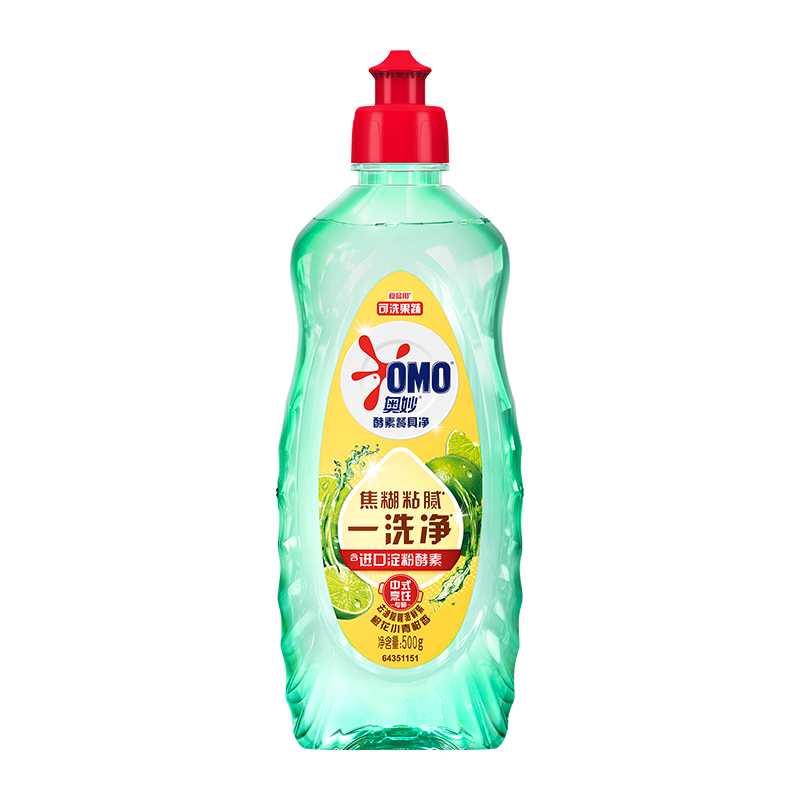 88VIP：OMO 奥妙 酵素餐具洗洁精 橙花小青柑香型 500G 9.41元