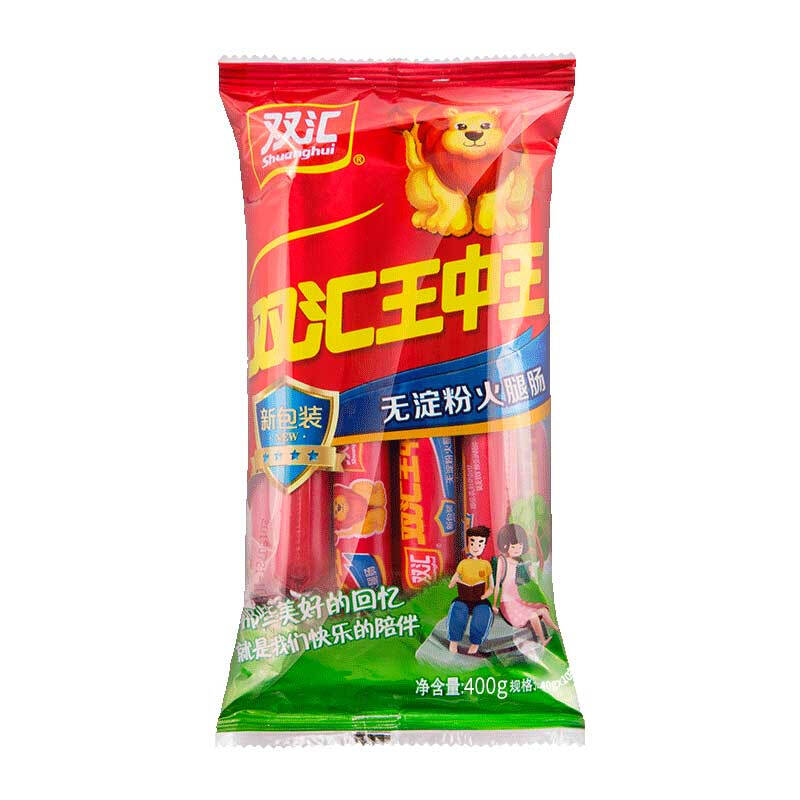 Shuanghui 双汇 王中王 无淀粉火腿肠 400g 6.9元（需用券）