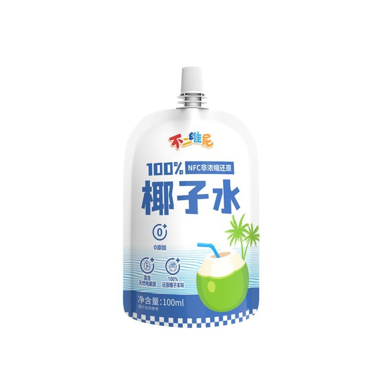 朴正宫 100%椰子水 一袋装 100ml 1.65元（需用券）