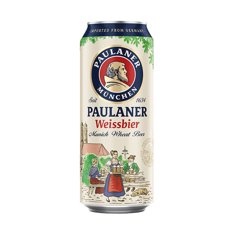 PAULANER 保拉纳 柏龙白啤【500ml*5罐】 40.9元（需用券）