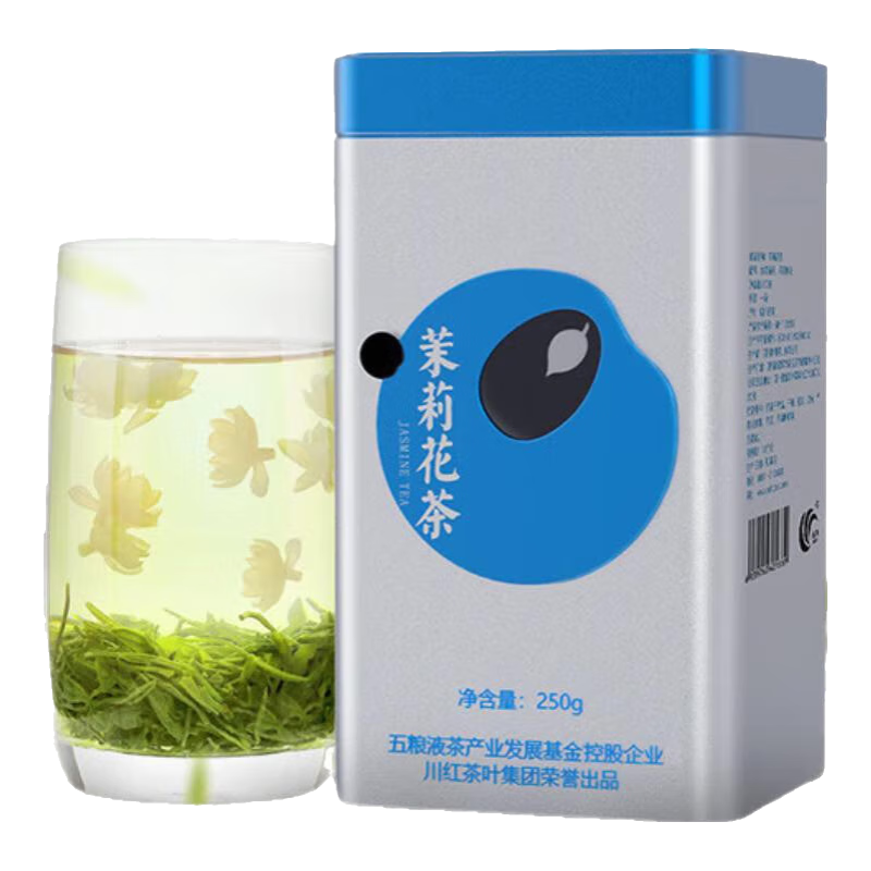 林湖飘雪 一级 茉莉花茶 250g 26.04元 （需用券）