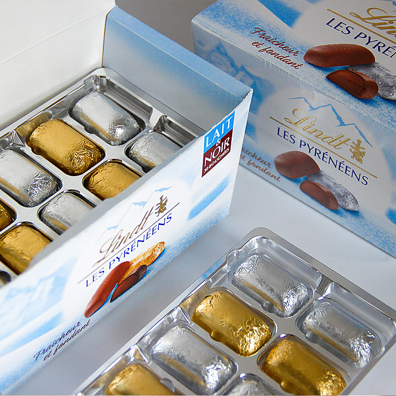 Lindt 瑞士莲 LES PYRENEENS 冬季限定冰山巧克力175g/24粒*3盒 新低101元包邮（33.6元/盒） 买手党-买手聚集的地方