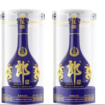 plus会员：郎酒 青花郎 酱香型高度白酒 53度 500ml*2瓶（年份随机） 1663.2元包