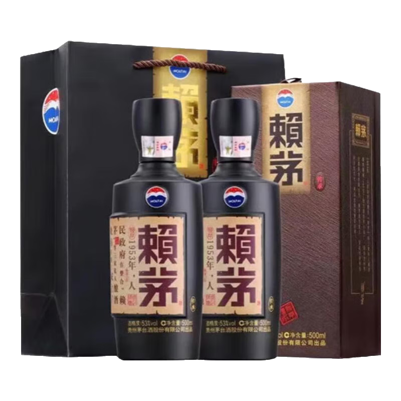 贵州茅台（MOUTAI）赖茅传承棕 酱香型白酒 53度 500mL 518元（需领券）