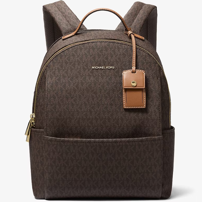 Michael Kors Sable 中号老花双肩包 6折 $179（约1200.98元）