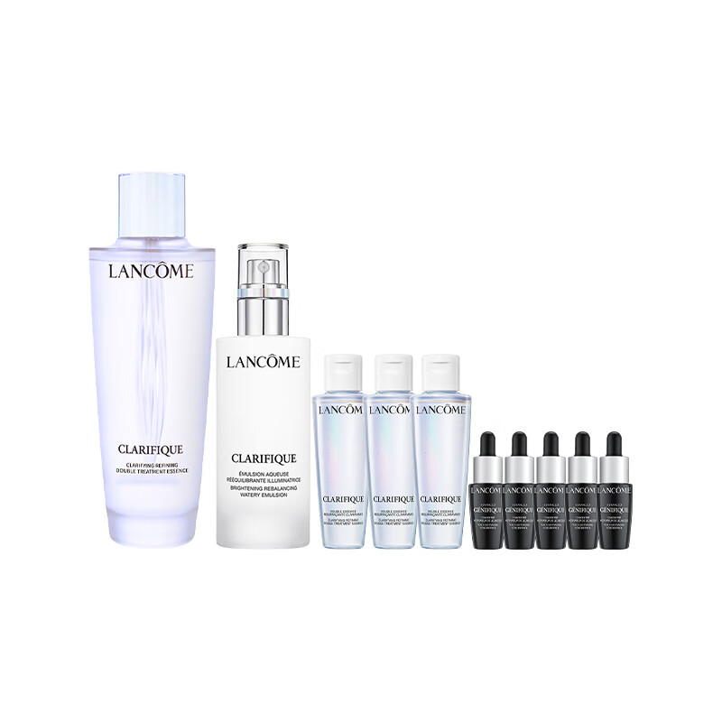 20点开始：LANCOME 兰蔻 护肤套装（极光水150ml+亮白乳液75ml +赠 极光水50ml*3+小