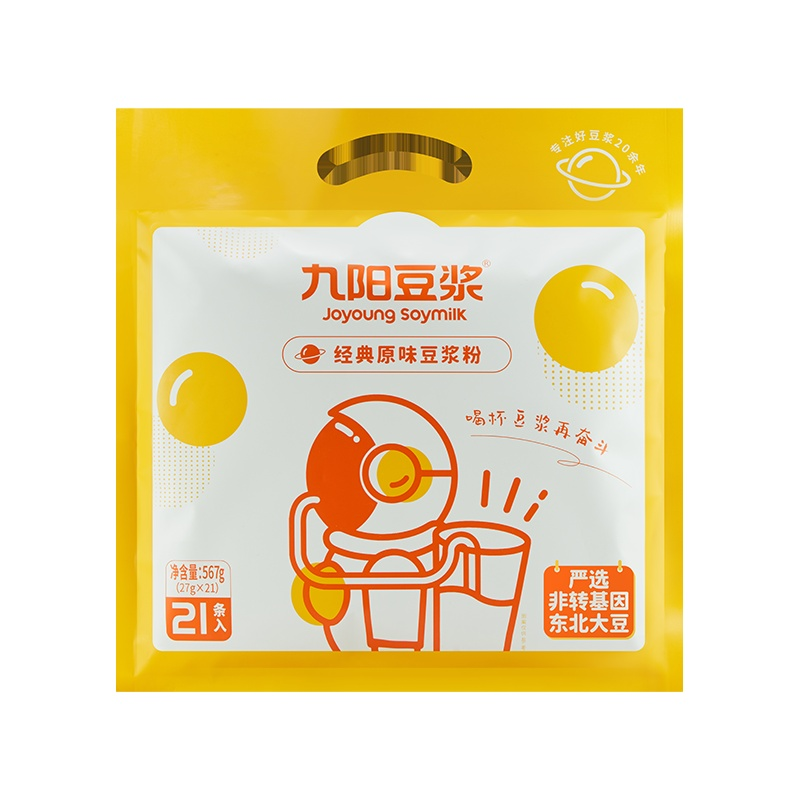 九阳豆浆 经典原味豆浆21条/567g 券后21.9元