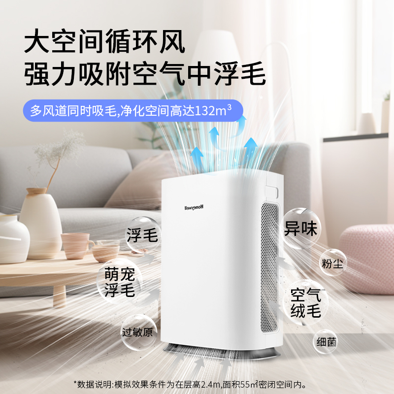 Honeywell 宠物狗用空气净化器吸浮毛吸猫狗毛除臭除异味 3299元（需用券）