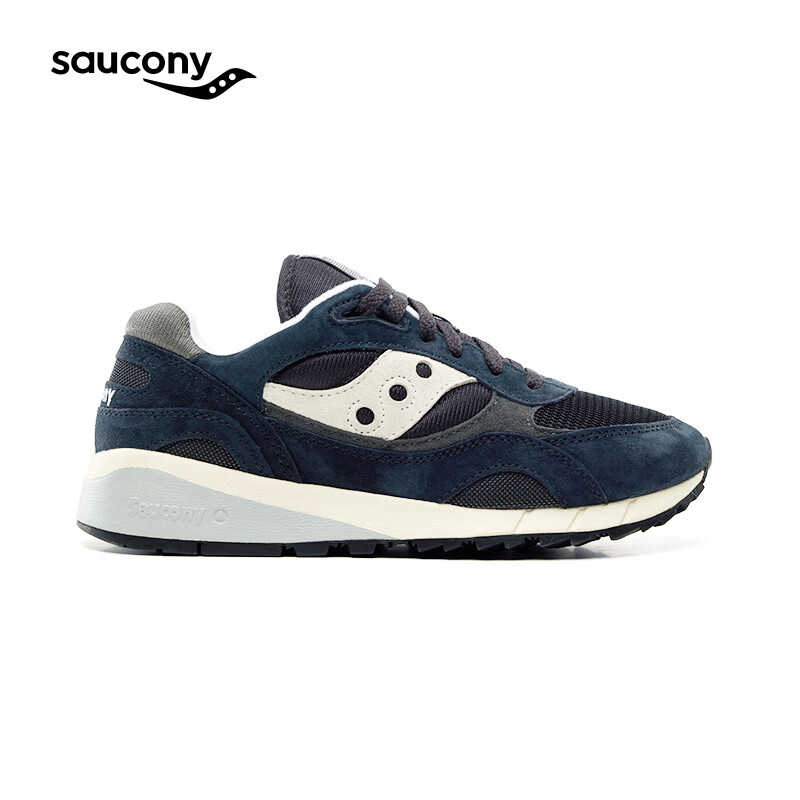 需首单、PLUS会员：Saucony 索康尼 复古休闲鞋 SHADOW6000LAYER 深兰灰 S70441-47 264.0