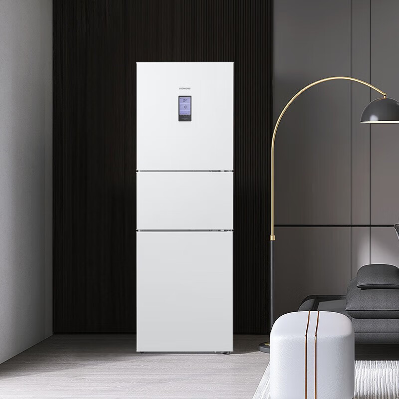 SIEMENS 西门子 306升大容量三门冰箱家用 智能速冷速冻 KG32HA22EC 白色 3199元（