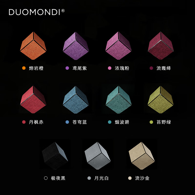 DUOMONDI 多曼尼 DS10 桌面无线蓝牙音响 专用定制网盖 全套6片装 苍穹蓝 100.8元