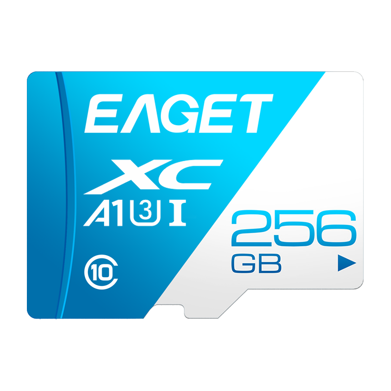 Plus会员、概率券：忆捷（EAGET）256GB TF 存储卡U3 C10 V30 4K 大容量视频行车记