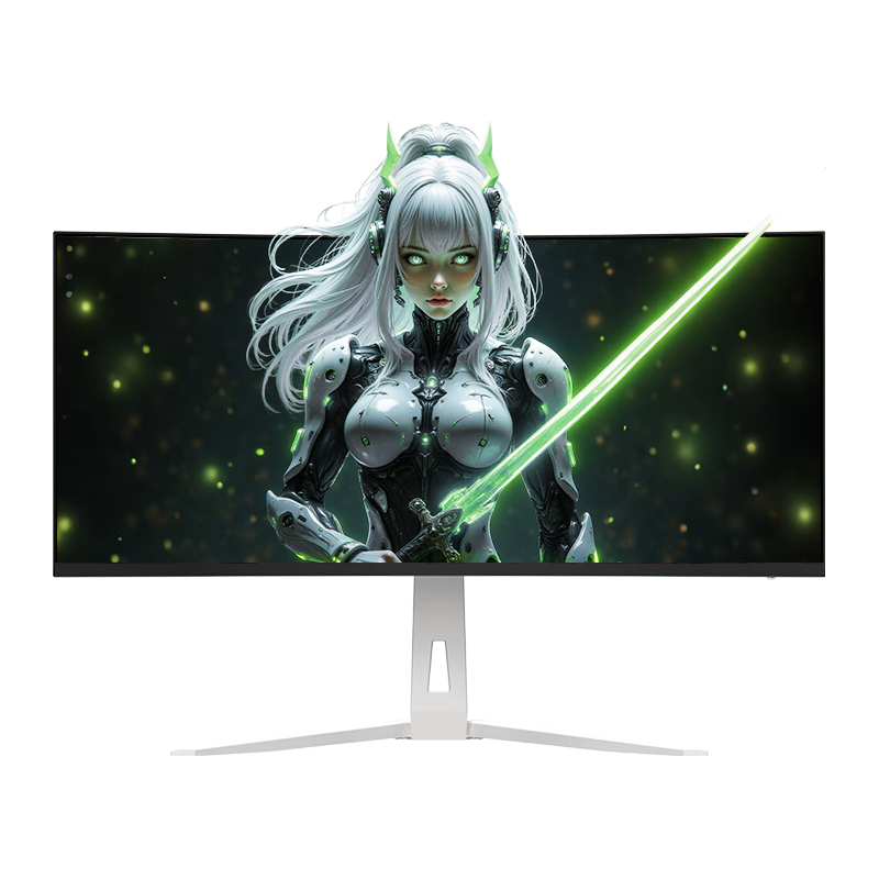 AMZFAST 34英寸240Hz带鱼屏21:9准4K超清WQHD1500R曲面 HDR400游戏电竞HDMI2.1升降显示