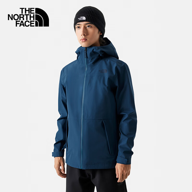 The North Face北面冲锋衣男户外舒服防风硬壳夹克外套7QR5 蓝色/HDC L 875.01元