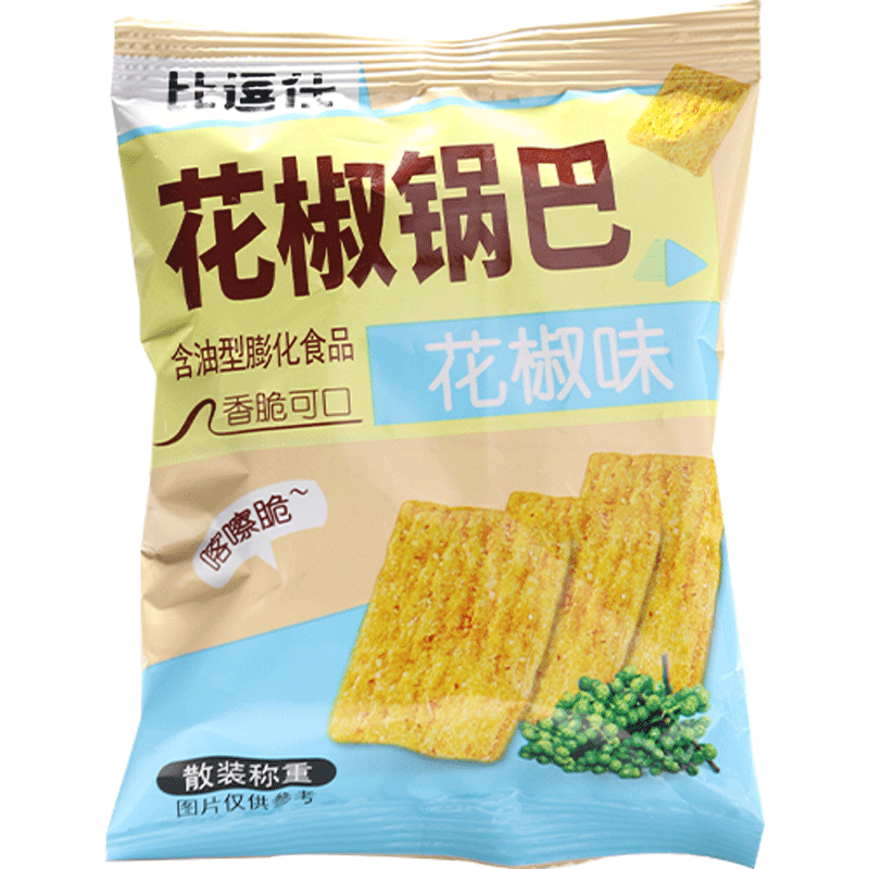 比逗仕 花椒锅巴 20g*20袋 9.9元包邮（需用券）