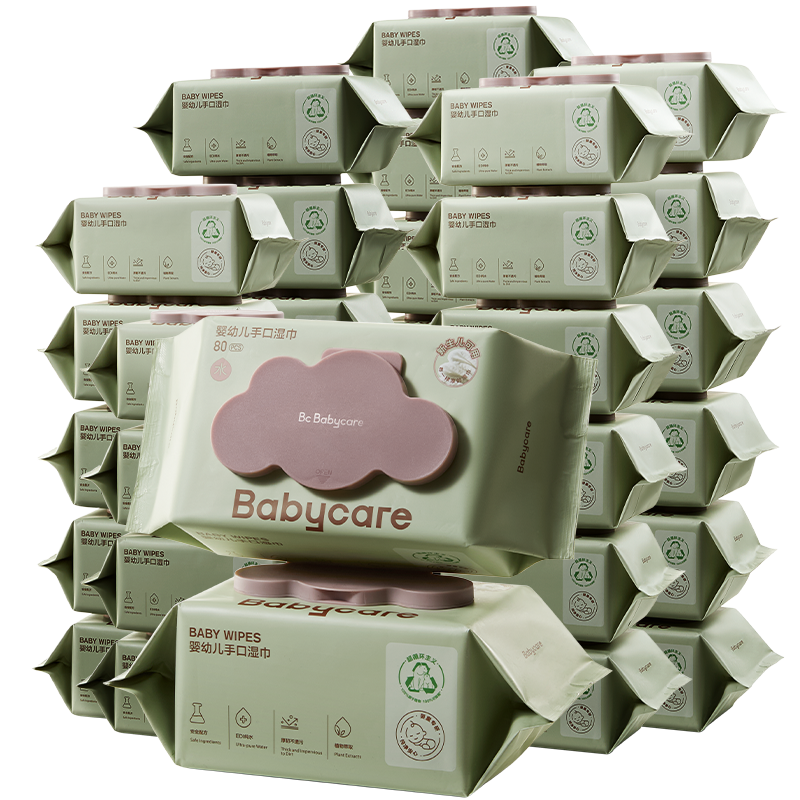 babycare 婴儿湿巾 80抽*12包 ￥87.15