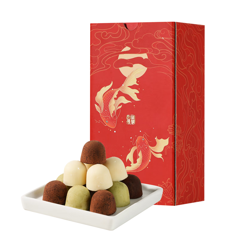 PLUS会员: 悠享时（YOTIME）松露形黑巧克力 125g 6.56元包邮（需关注店铺）