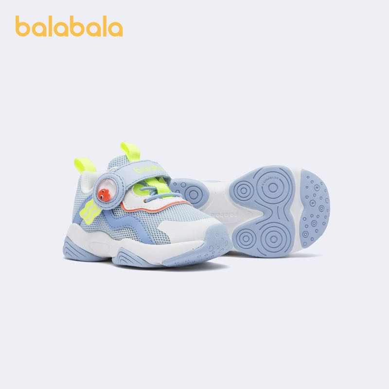 88VIP：巴拉巴拉 童鞋儿童运动鞋男童宝宝鞋子轻薄透气可爱休闲慢跑鞋夏季 56.91元