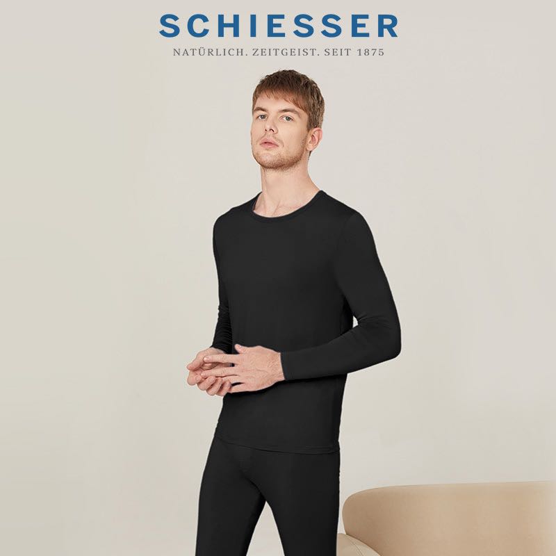 SCHIESSER 舒雅 男士3A抗菌抑菌秋衣秋裤打底保暖内衣套装19192W 94元（需用券）