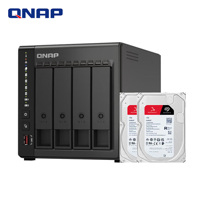 威联通 TS-464C2 宇宙魔方 四核心处理器 8G内存 8Tnas网络存储服务器 3019元(需用券)