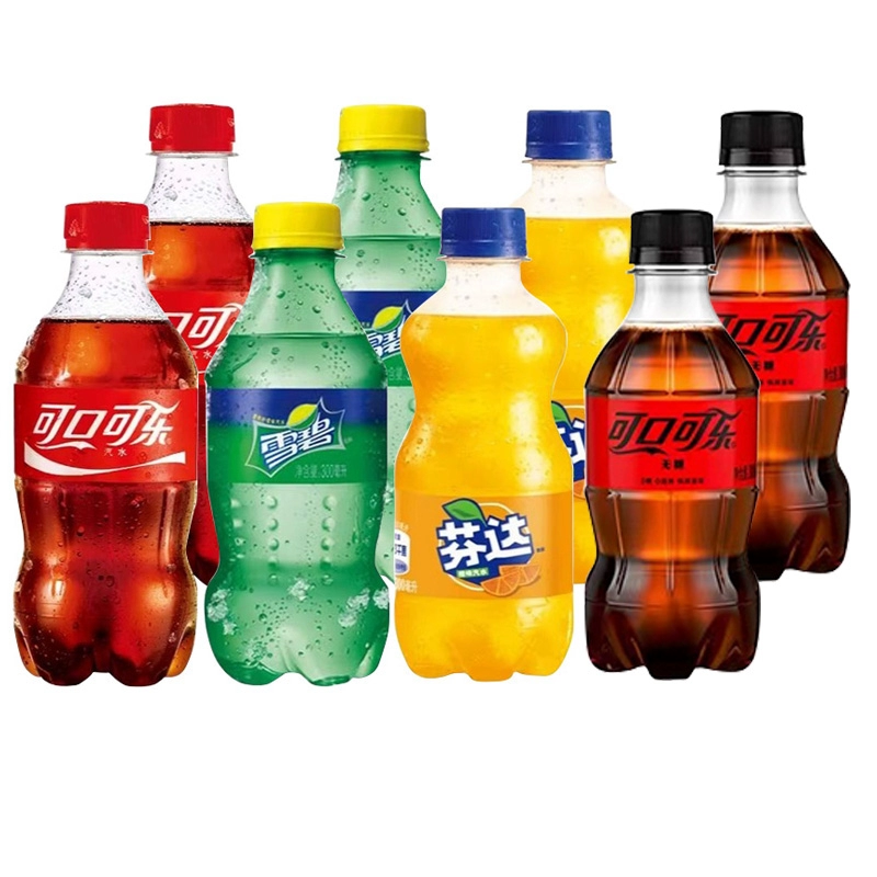 Coca Cola 可口可乐/雪碧/芬达 300mL*8瓶 ￥9.9