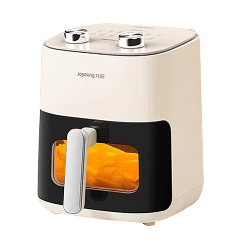 九阳 KL50-V565 空气炸锅 5L大容量 免翻面蒸汽嫩烤 蒸烤一体机 可视大视窗 低