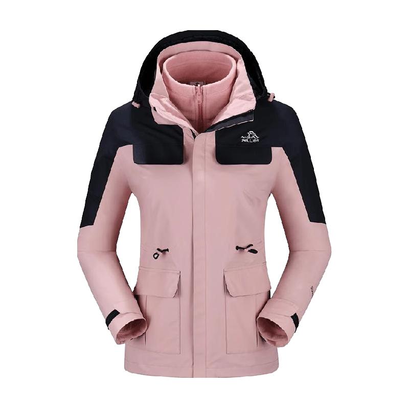 伯希和 山色户外套绒冲锋衣女三合一男登山服外套 539元（需用券）