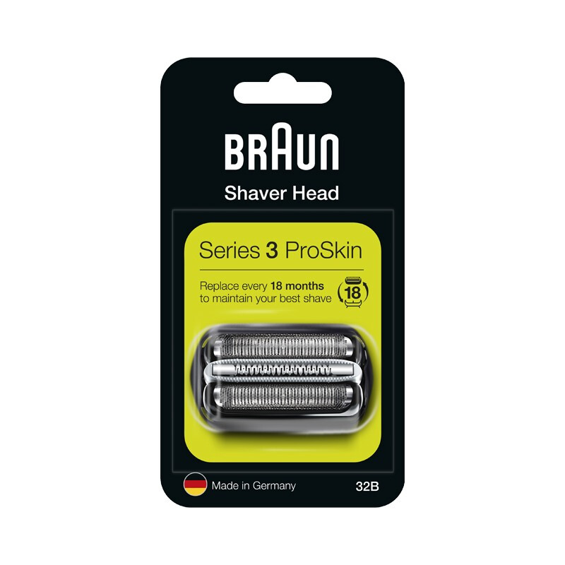 移动端、京东百亿补贴：BRAUN 32B-5000 CP 剃须刀配件 黑色 115.76元