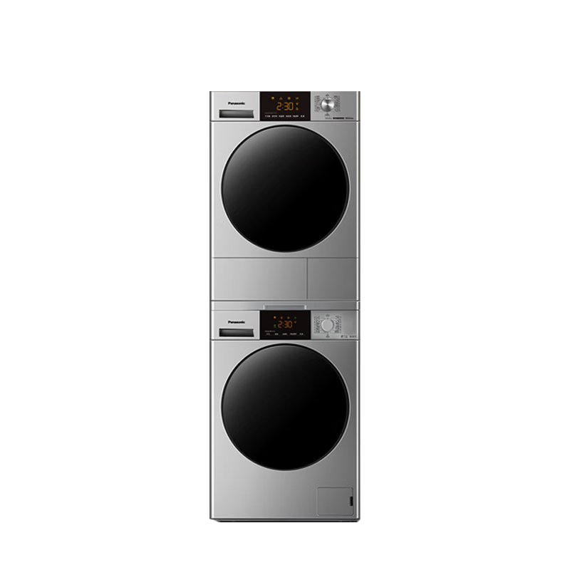 预售、PLUS会员： Panasonic 松下 银河系列 N1MT+F1BR2 热泵洗烘套装 10kg 返后6935.4
