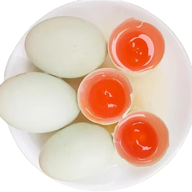 生咸鸭蛋 红泥腌制 红心蛋黄起沙 带壳少盐淡盐 55g*20枚 9.99元(需领券)