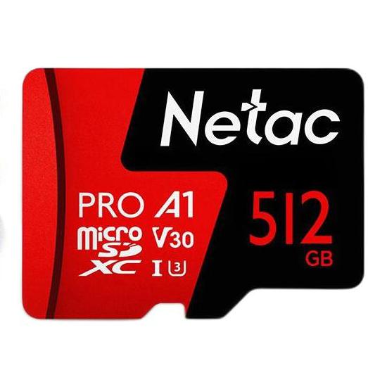 Netac 朗科 P500 至尊PRO版 Micro-SD存储卡 512GB（UHS-I、V30、U3、A1） 191.91元（需用