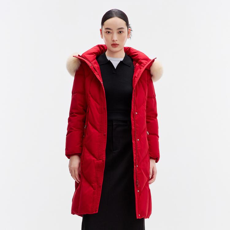 千仞岗 秋冬款优雅气质连帽羽绒服女中长款直筒显瘦羽绒外套 269元 - 86线报 千仞岗 秋冬款优雅气质连帽羽绒服女中长款直筒显瘦羽绒外套 269元 - 86线报