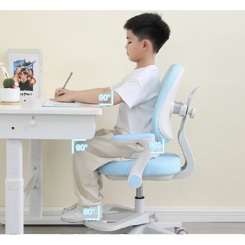 儿童节好礼：京东京造 儿童学习椅椅子写字椅 儿童座椅蓝 好学椅pro蓝 295.97