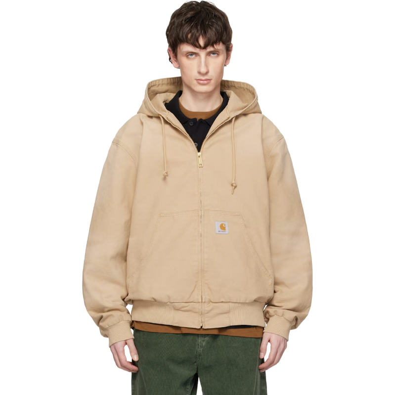 CARHARTT WORK IN PROGRESS 驼色 OG Active 夹克 5.8折 $183（约1227.69元）