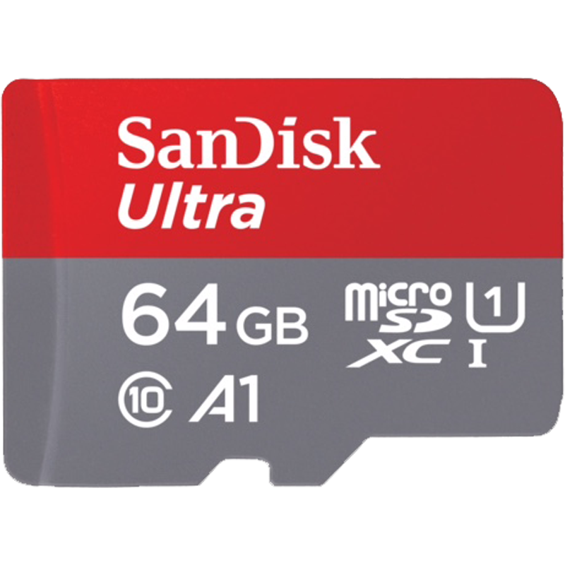 百亿补帖:闪迪 TF MicroSD 内存卡 A1 U1 C10 class10 高速行车记录仪tf卡 140MB 64G 25.6